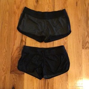 Women’s Nike mesh reversible shorts.